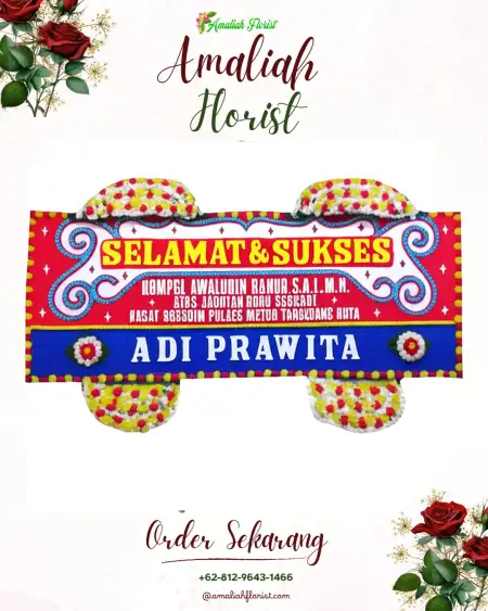 Papan Bunga Ucapan Selamat Kabil